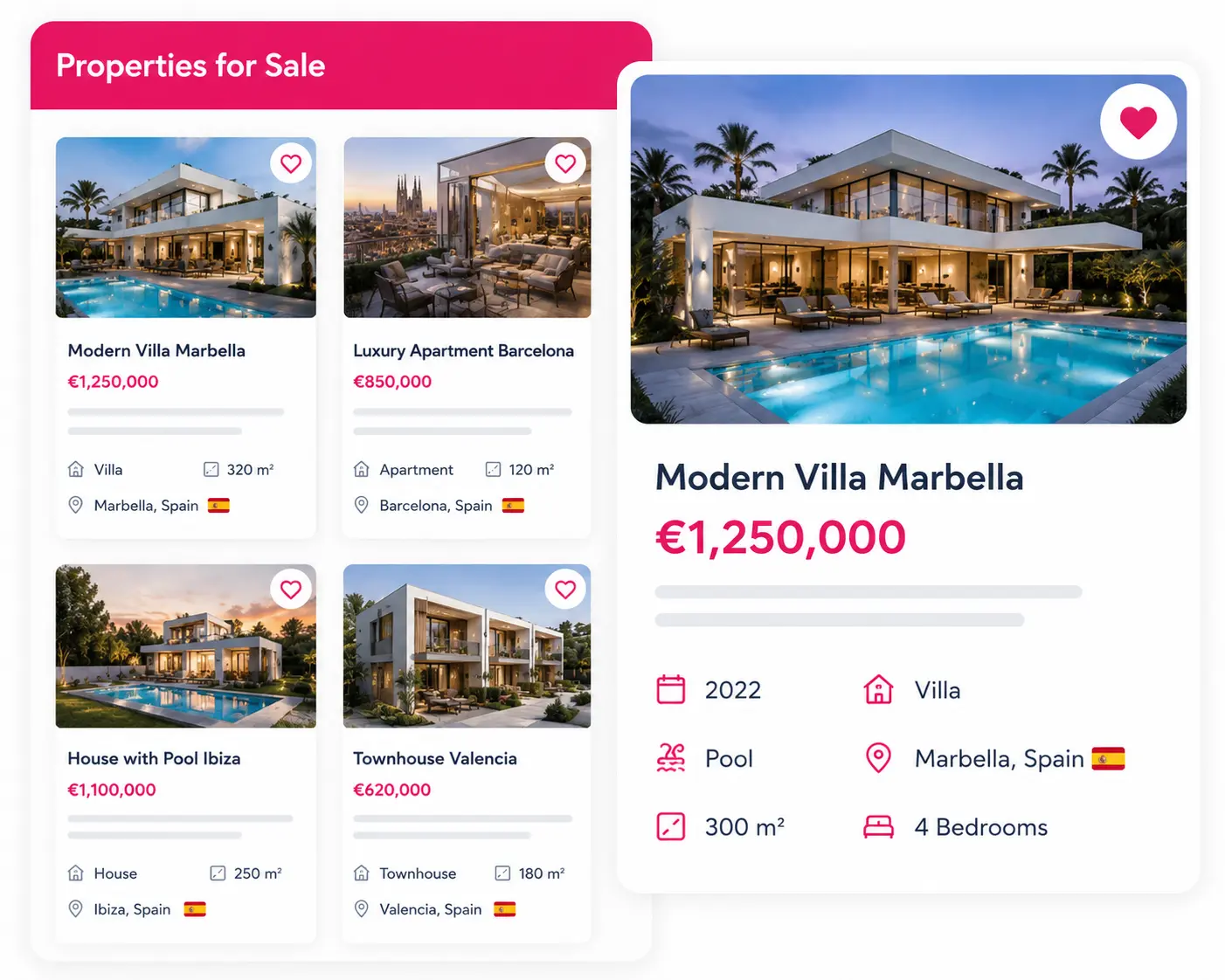 Properties for sale geres group